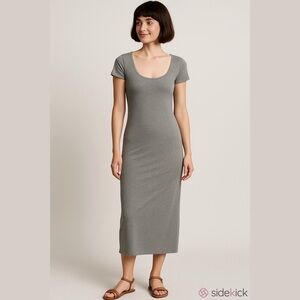 Gray Midi  Dress See You Monday women XL